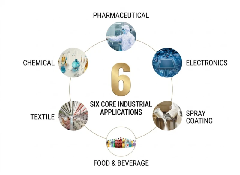 Six versatile application scenarios of pure oil-free technical air compressors